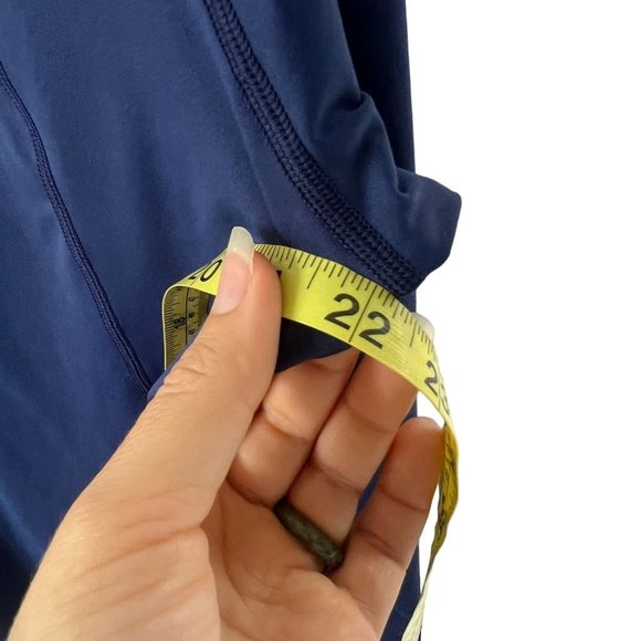 Title Nine Blue Long Sleeve Partial Zip Up Top XL - Picture 8 of 8